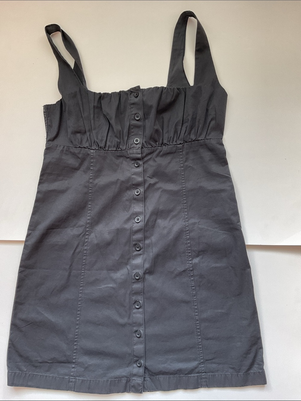 Shirred Button-Front Dress - Picture 8 of 8